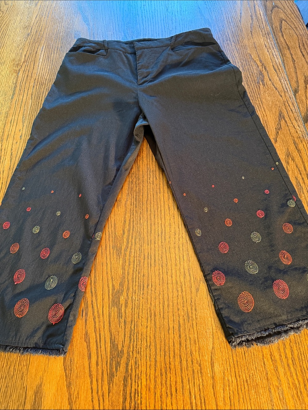 pedal pusher Crop Pants Artsy. Boho Y2K Capris